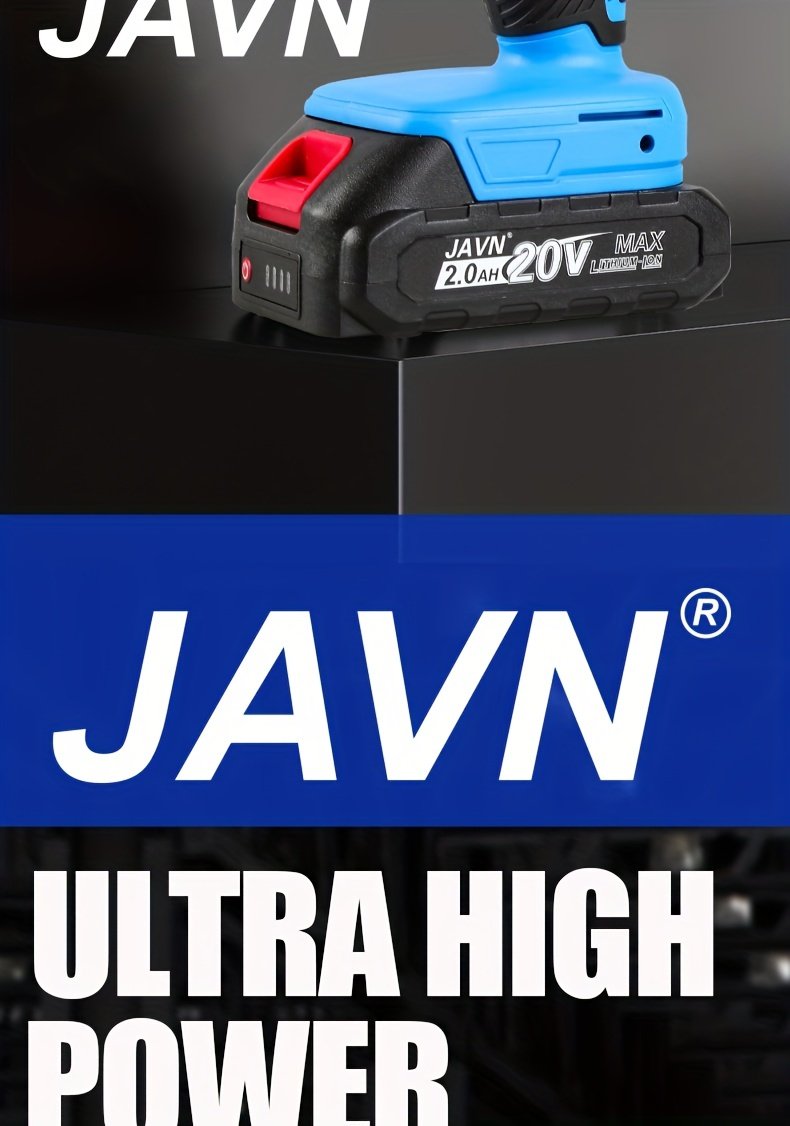 1 Rinkinys JAVN 20V Belaidis Gręžtuvas Elektrinis Atsuktuvu, Mini Belaidis Maitinimo Atsuktuvu DC Ličio Jonų Baterija 3/8 Colių