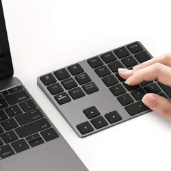 Nešiojama belaidė USB-C klaviatūra su Type-C įkrovimu (tinka finansams ir apskaitai)