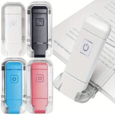 Nauja miniatiūrinė sulankstoma skaitymo lempa su trimis apšvietimo spalvomis, sukurta apsaugoti jūsų akis skaitant naktį