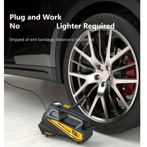 Carsun skaitmeninis padangų pripūtimas Nešiojamas automobilio oro kompresorius Pumpos Oro pompa automobiliams Motociklams Dviračiams DC 12 Volt LED šviesa, be baterijos, ≤36V veikimo įtampos, be energijos taupymo klasifikacijos
