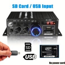 Aukštos kokybės, 800W 2 kanalų, HIFI stiprintuvas namams ar automobiliui