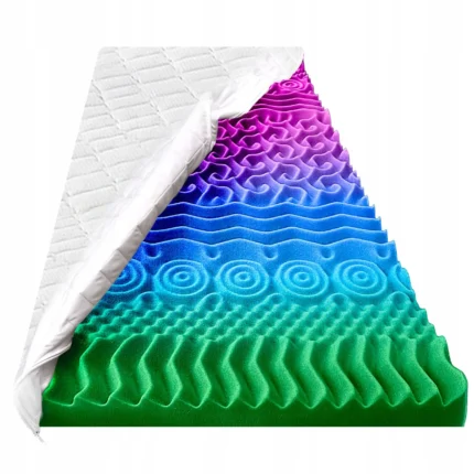 9 zonų, kontūrinis putų čiužinys, sveikam miegui, 90x200 H2 (10 cm storio)