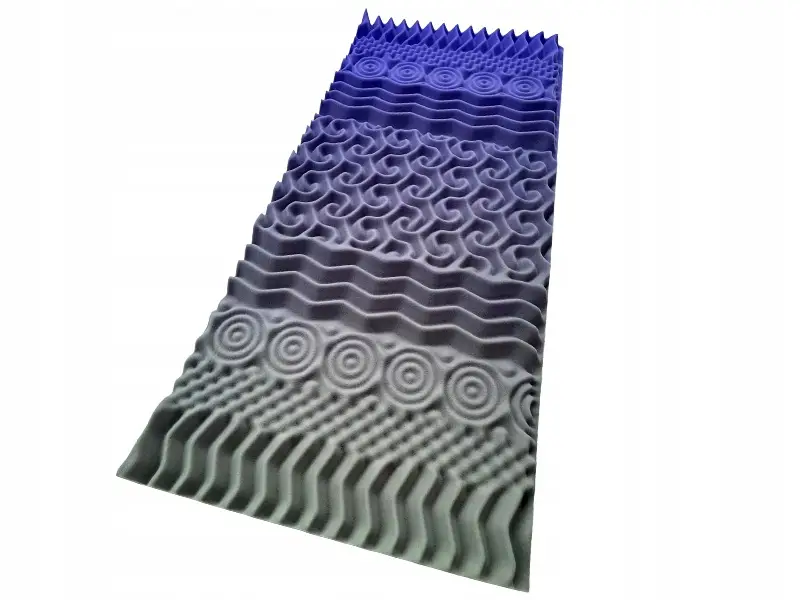 9 zonų, kontūrinis putų čiužinys, sveikam miegui, 90x200 H2 (10 cm storio) - Image 2