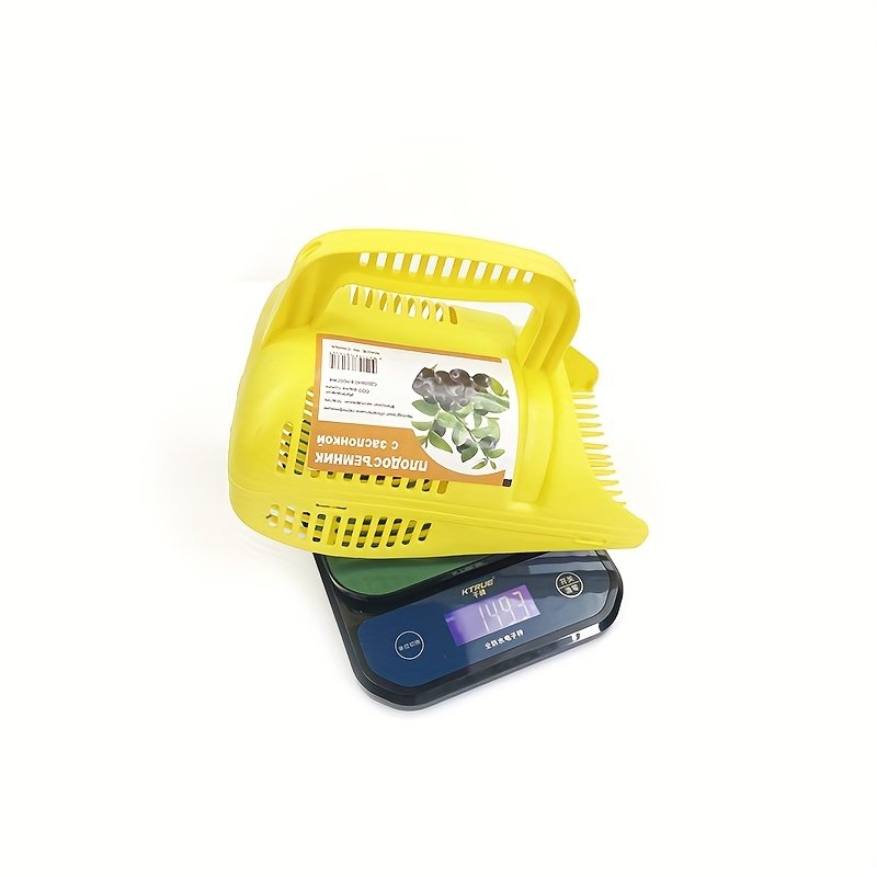 1 vnt. lengvas plastikinis mÄ—lynių rinktuvas su minkÅ¡ta rankena ir ergonomiÅ¡ka laikmena – patvarus vaisių Å¡epetys Å¡velniam derliui, sodininkystei (mÄ—lynÄ—s, avietÄ—s, avieÄių), mažųjų vaisių rinkimo įrankis, tvirtas dizainas, neelektrinis prietaisas, naudojimui, kompaktiÅ¡kas dizainas, lauko entuziastams PrekÄ—s informacija 2